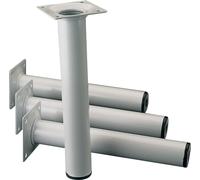 ELEMENT SYSTEM pied de meuble aluminium blanc 30 mm hauteur 700 mm ( 3000271278 )