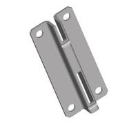 Element System Rail court 10005 L.70mm blanc STA perforation à une rangée PA Quantité:5