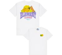 Element - T-shirt en coton biologique - Fruit SS Tee Optic White pour Homme en Coton - Taille M - Blanc Blanc M