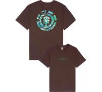 Element - T-shirt en coton biologique - Swamps SS Tee Java pour Homme en Coton - Taille XL - Marron Marron XL