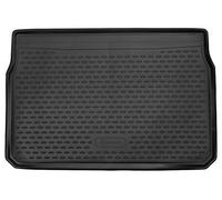 Element Tapis de Coffre Bac de Protection Antiderapant en Caoutchouc sur Mesure Citroen C3 2016-2020, Noir