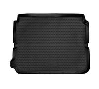 Element Tapis de Coffre Bac de Protection Antiderapant en Caoutchouc sur Mesure Designed fot Peugeot 5008 2017-, Noir