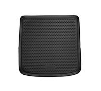 Element Tapis de Coffre Bac de Protection Antiderapant en Caoutchouc sur Mesure Fiat Tipo Station SW uppertrunkfloor 2016 -, Noir