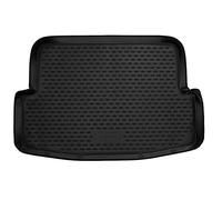 Element Tapis de Coffre Bac de Protection Antiderapant en Caoutchouc sur Mesure Volkswagen Caddy Maxi III Rest 2010-2015 Noir Ajustement mesuré au Laser personnalisé