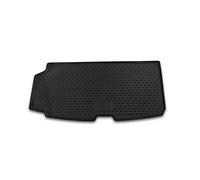 Element Tapis de Coffre Bac de Protection Antiderapant en Caoutchouc sur Mesure Volvo XC90 2015-2020 7 des Places Banquette arrière dépliée Noir Ajustement mesuré au Laser personnalisé