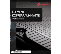 ELEMENT Tapis de Coffre sur Mesure conçu pour Citroën DS5 modèles à partir de 2012 -> hayon incliné 1 pièce