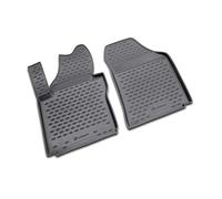 Element Tapis de Coffre Voiture en TPE pour Volkswagen Caddy, 2007->, 2 pcs. - sur Mesure, antidérapant, imperméable, Rebord Haut, Protection Toutes Saisons, Facile à Nettoyer