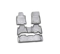 Element Tapis de Sol 3D en Caoutchouc antidérapant pour Toyota Land Cruiser Prado 12/09-13 7 Seats