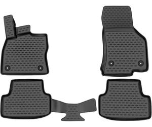 Element Tapis de Sol 3D pour Mazda CX-50 2022-, Europe, 3 pièces - sur Mesure, antidérapants, imperméables, Bords Hauts, Protection Toutes Saisons, Facile à Nettoyer