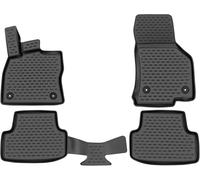 Element Tapis de Sol 3D pour Opel Mokka (II) 2021-, Version électrique, Europe, 3 pièces - sur Mesure, antidérapants, imperméables, Bords Hauts, Protection Toutes Saisons, Facile à Nettoyer