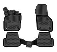 Jeu de Tapis en Caoutchouc Element 3D sur Mesure pour VW Golf 8 (VIII) | 2019-> | Hybride! | Tapis de Sol de Voiture 100% sur Mesure, Tapis de Voiture en Caoutchouc