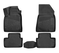 LEMENT - Tapis de sol TPE pour Renault Clio 5 (2019-) - 4 pièces étanches et antidérapantes