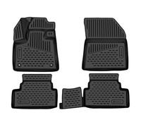 Element Tapis de Sol en Caoutchouc antidérapant 3D de qualité supérieure pour Toyota C-HR 2017-> Traction Avant, Noir