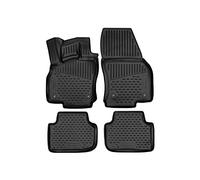 Element Tapis de Sol sur Mesure en Caoutchouc Compatible avec Audi Q3 2018- Noir Ajustement mesuré au Laser personnalisé