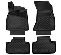 Element Tapis de Sol sur Mesure en Caoutchouc Compatible avec Audi Q5 2017-, Noir