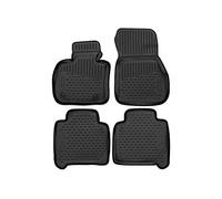 Element Tapis de Sol sur Mesure en Caoutchouc Compatible avec BMW 2 Series Grand Tourer F46 2015- Tapis Voiture en Caoutchouc, Noir