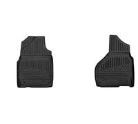 Element Tapis de Sol sur Mesure en Caoutchouc Compatible avec Dodge Ram 1500/2500/3500 2012-2018 Quad Cab USA Front Noir Ajustement mesuré au Laser personnalisé