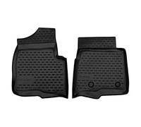 Element Tapis de Sol sur Mesure en Caoutchouc Compatible avec Ford F150 Super Cab 2009-2013 1st Row Front