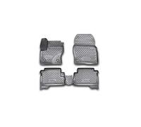 Element Tapis de Sol sur Mesure en Caoutchouc Compatible avec Ford Kuga II IIр 2013-2019, Noir