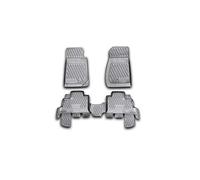 Element Tapis de Sol sur Mesure en Caoutchouc Compatible avec Jeep Wrangler MK3 4 Doors 2007-2017