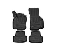 Element Tapis de Sol sur Mesure en Caoutchouc Compatible avec Mini Clubman II F54 2015 - Tapis Voiture en Caoutchouc, Noir