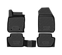 Tapis de Sol TPE Element 3D pour Ford Fiesta (2011-) | Citadine | 4 pièces | Tapis de Sol de Voiture 100% sur Mesure, Tapis de Voiture en Caoutchouc