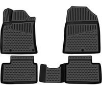 Element Tapis de Sol Voiture 3D en TPE pour Renault Duster 4WD, 2011-2015, sur Mesure, antidérapants, imperméables, Bords Hauts, Protection Toutes Saisons, Facile à Nettoyer