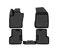 Element Tapis de Sol Voiture en TPE pour 3D Fiat 500x, 2014->, (Europe), sur Mesure, antidérapants, imperméables, Bords Hauts, Protection Toutes Saisons, Facile à Nettoyer