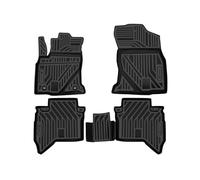 Element Tapis de Sol Voiture en TPE pour Toyota Hilux, 08 2015->, sur Mesure, antidérapants, imperméables, Bords Hauts, Protection Toutes Saisons, Facile à Nettoyer