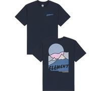 Element - Tee-shirt en coton biologique - Sunrise SS Tee Eclipse Navy pour Homme en Coton - Taille L Navy L