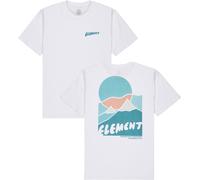 Element - Tee-shirt en coton biologique - Sunrise SS Tee Optic White pour Homme en Coton - Taille XL - Blanc Blanc XL