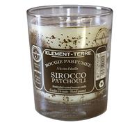 Element-Terre Bougie parfumée Sirocco Patchouli - 100% Naturelle - 50 Heures
