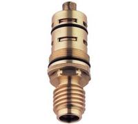 Elément thermostatique 1/2'' inversé pour eau chaude à droite - GROHE - 47282000 Laiton avec joints noirs
