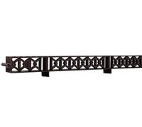 Élément ventilation gouttière sans peigne 25 mm x 1 m - 2 pièces - Marron | PP résistant aux UV, protection contre oiseaux, insectes et saletés, résistant aux intempéries