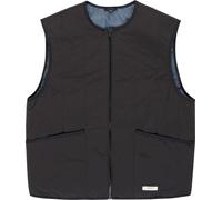 Element - Veste sans manches réversible - Yates Lt Reversible Vest Gingham Checks pour Homme - Taille M - Noir Noir M