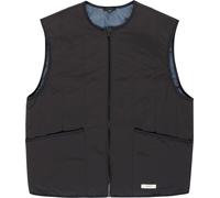 Element - Veste sans manches réversible - Yates Lt Reversible Vest Gingham Checks pour Homme - Taille XL - Noir Noir XL