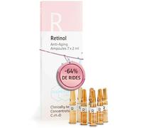 Elemental Care Ampoules Rétinol 7x2ml - Sérum Visage Anti-Rides, Éclat Jeunesse et Anti-Taches avec Huiles Naturelles et Bidens Pilosa - Soin Intensif Régénérant Hydratant