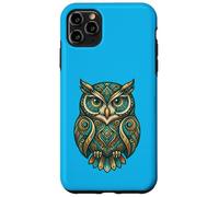 Elemental Folk Art Owl Symmetrical Mandala Bird Graphic Coque pour iPhone 11 Pro Max