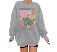Elementary Art Teacher Team Sweatshirt humoristique pour la rentrée scolaire spéciale éducation spéciale Ela Teacher Shirt Unisexe, gris, M