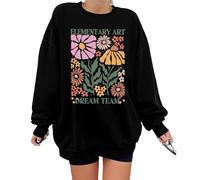 Elementary Art Teacher Team Sweatshirt humoristique pour la rentrée scolaire spéciale éducation spéciale Ela Teacher Shirt Unisexe, Noir , M