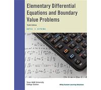 Elementary Differential Equations and Boundary Val