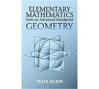 Elementary Mathematics from an Advanced Standpoint: Geometry