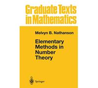 Elementary Methods in Number Theory
