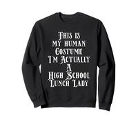 Elementary Middle Or High School Lunch Lady Costume Sweatshirt