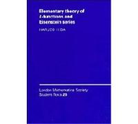 Elementary Theory of L-Functions and Eisenstein Series, LONDON MATHEMATICAL SOCIETY STUDENTS TEXTS Haruzo Hida (Auteur)