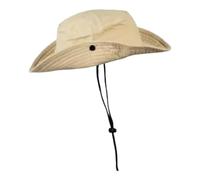 Elementerre - Chapeau Allouette Pliable avec Protection Solaire UV 40+ - Large Bord, séchage Rapide, Respirant, résistant à l'eau et au Vent, réglable avec Cordon, Enroulable (Taille M-57 cm)