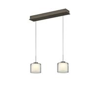 Elements by Bankamp KLARA Suspension à 2 sources lumineuses, LED, 20649/2-15,