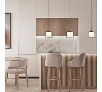 Elements by Bankamp KLARA Suspension à 3 sources lumineuses, LED, 20650/3-15,