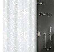 Elements by Spirella rideau de douche Polyester FORES 180x200cm Blanc