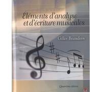 Eléments D'analyse Et D'écriture Musicales